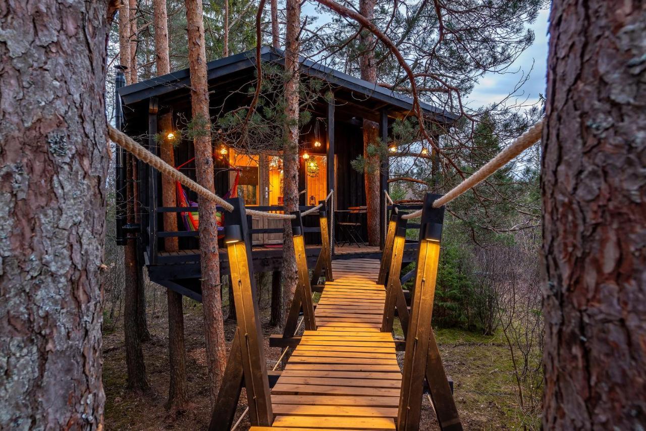 Вилла Sambliku Treehouse Jogisoo Экстерьер фото