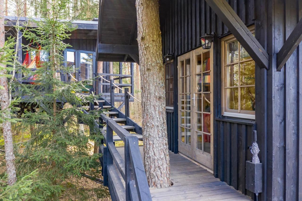 Вилла Sambliku Treehouse Jogisoo Экстерьер фото