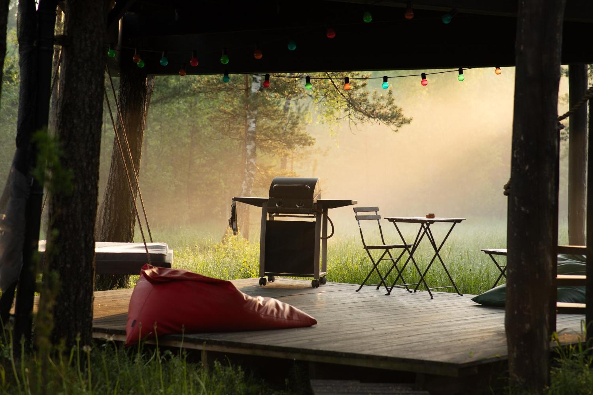 Вилла Sambliku Treehouse Jogisoo Экстерьер фото